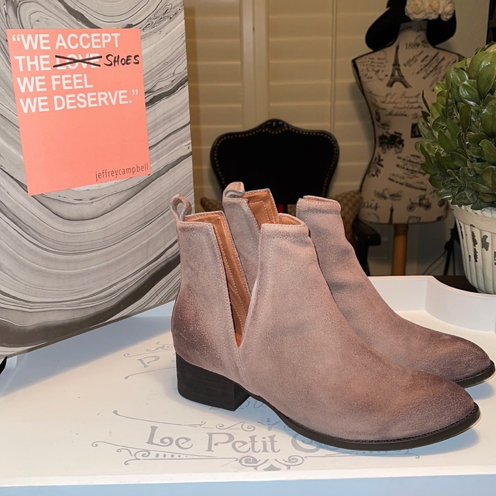 Jeffrey Campbell Pink Ankle Boots